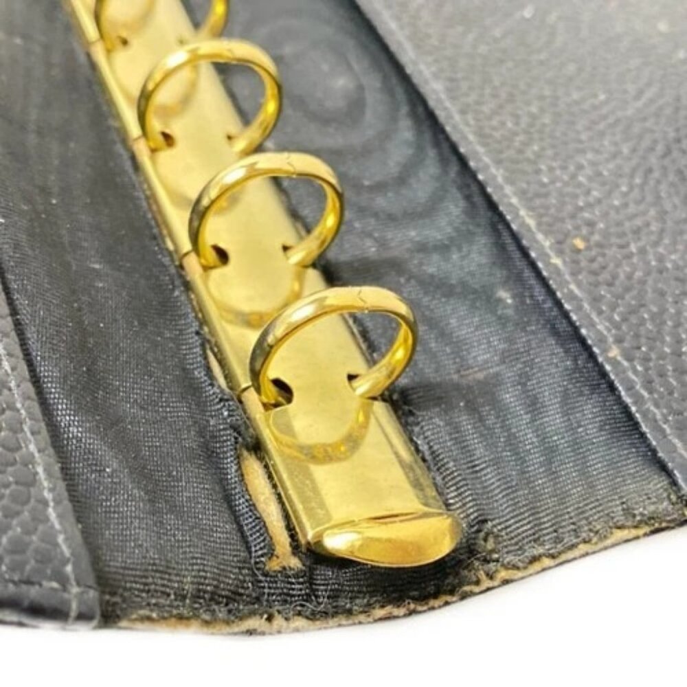 CHANEL - Black Calfskin Agenda Gold hardware - Picture 6 of 11